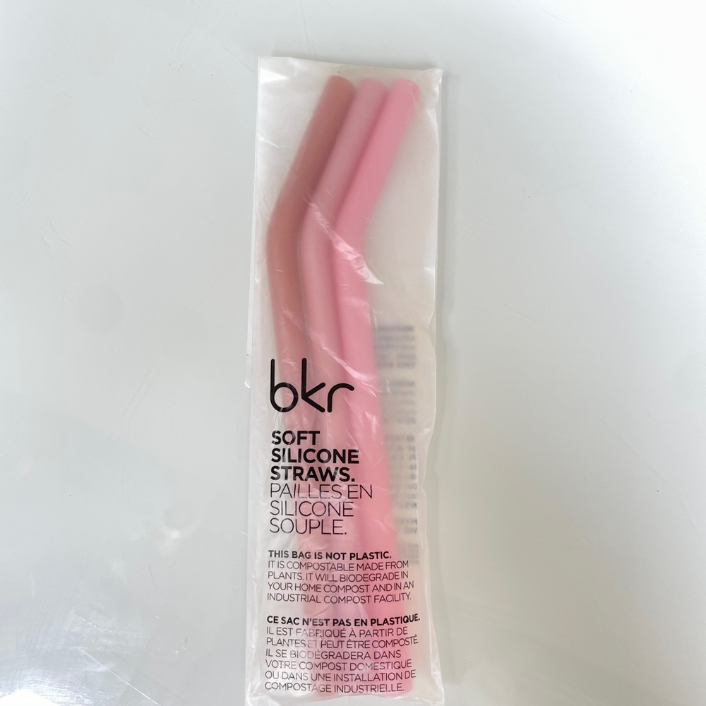 Bkr Fairytale Pink Straws